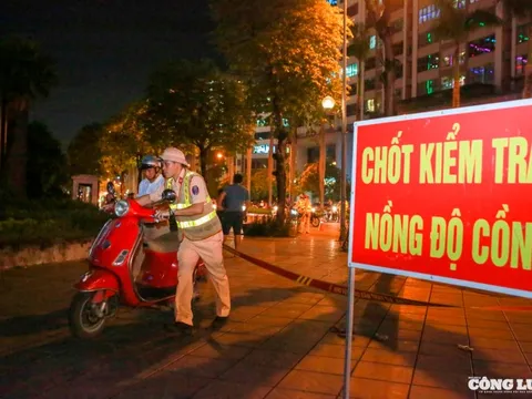 Hơn 310.000 trường hợp vi phạm nồng độ cồn trong 6 tháng đầu năm